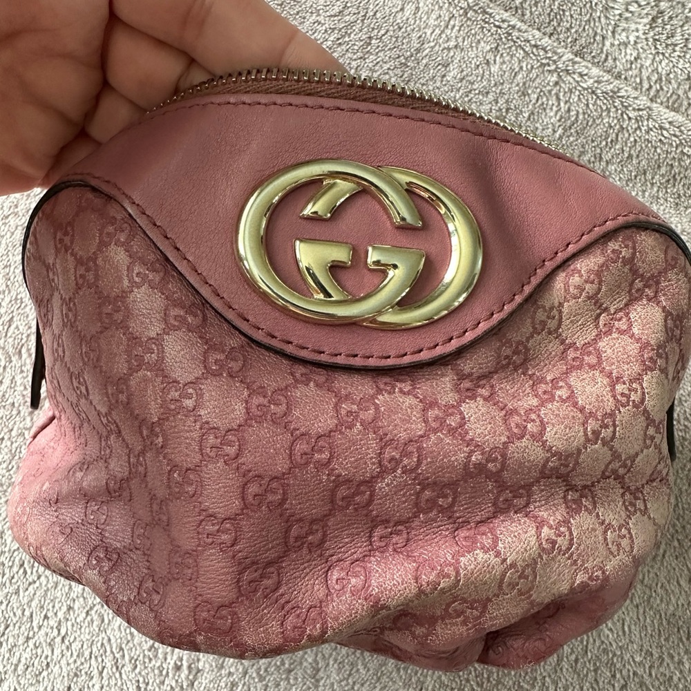 Gucci makeup bag